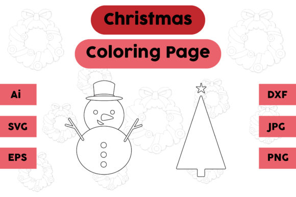 A Christmas Snow Tree Graphic for Editorial & Blog Design