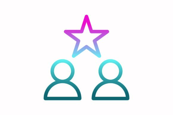 A Designer's Review of the Star Rainbow Coloring Icon Graphics