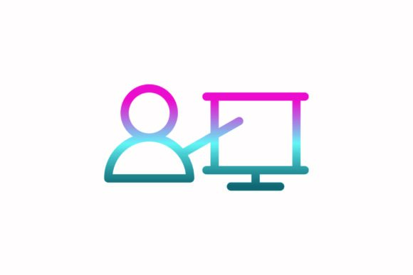 A Designer's Take: The Rainbow Presentation Icon for Websites
