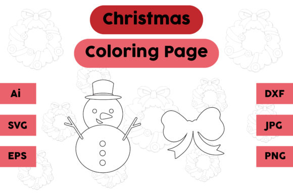 A Festive Snow Tie Graphic Perfect for Seasonal Handmade Products