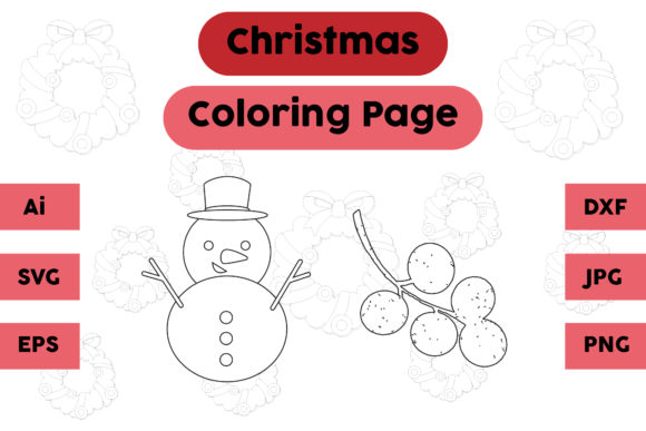 A Graphic Designer's Review of the Snow Fruit Christmas Coloring Pages