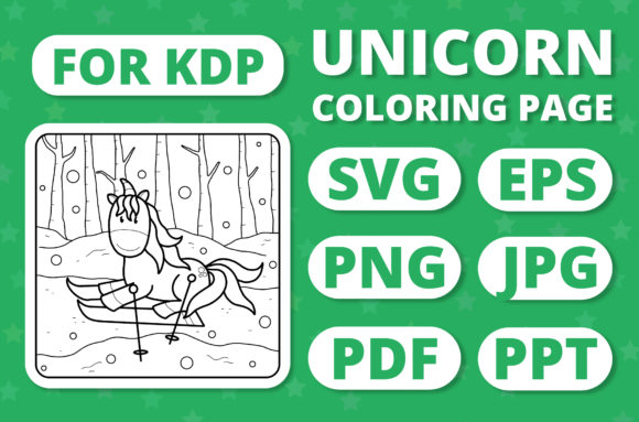 A Practical Review of KDP Unicorns Seasons Coloring Page 27