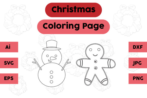 A Review of the Christmas Coloring Page Snow Ginger Set Graphics for Branding