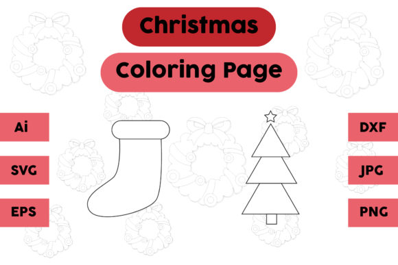 Christmas Coloring Page Socks Tree Set 2: A Brand Designer's Review