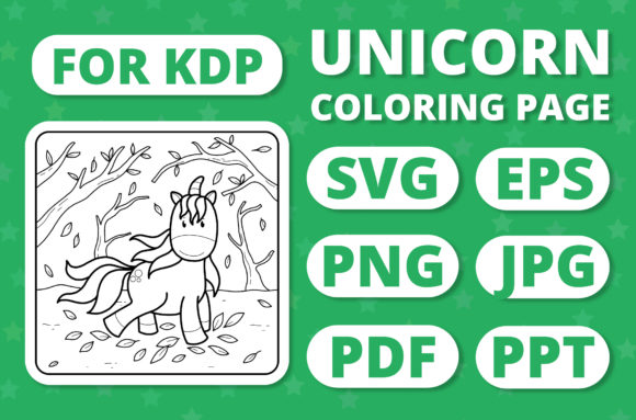 KDP Unicorns Seasons Coloring Page 18: A Brand Designer's Review