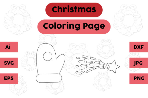 The Christmas Glove Star Set: A Versatile Graphic Asset for Local Brands