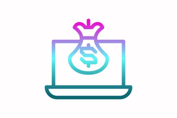 The Income Rainbow Icon for Professional Brand Graphics